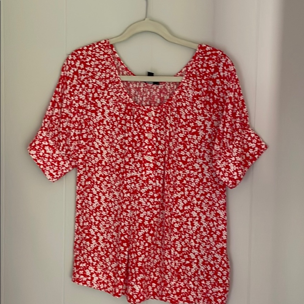 J.crew Floral Blouse